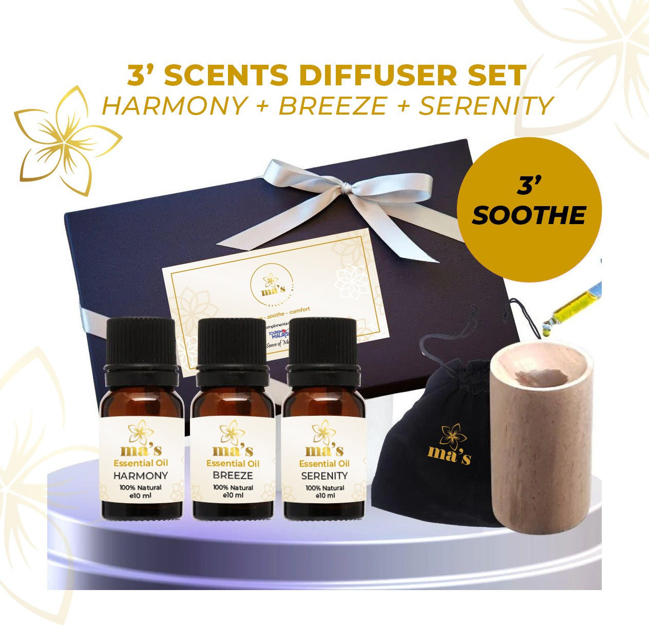 3' SCENTS DIFFUSER SET