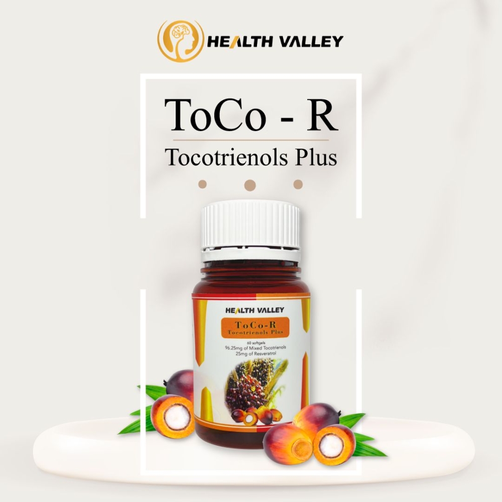 Health Valley TOCO-R Tocotrienols Plus Softgel 60's
