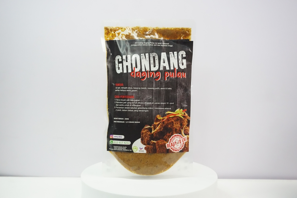 Rendang Daging, Ghondang Daging Pulau