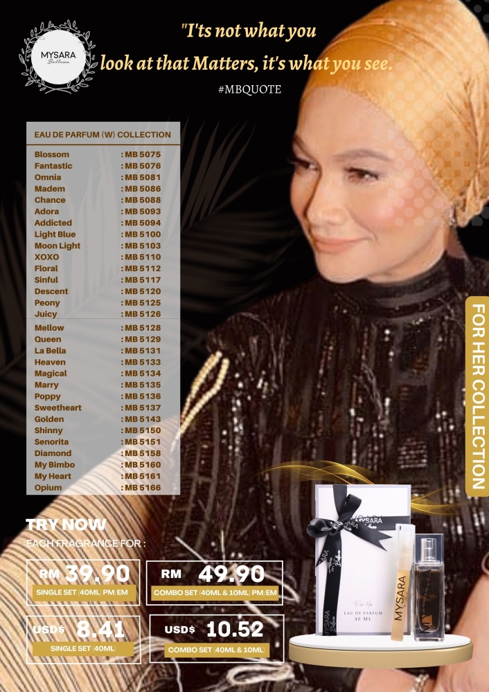 ✨MYSARA BELLEZA EAU DE PARFUME (FOR HER) ✨ FANTASTIC✨