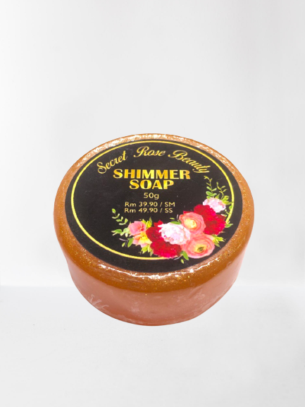 SECRET ROSE BEAUTY SHIMMER SOAP 50G