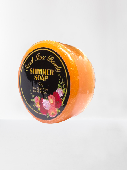 SECRET ROSE BEAUTY SHIMMER SOAP 50G