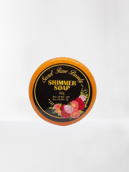 SECRET ROSE BEAUTY SHIMMER SOAP 50G