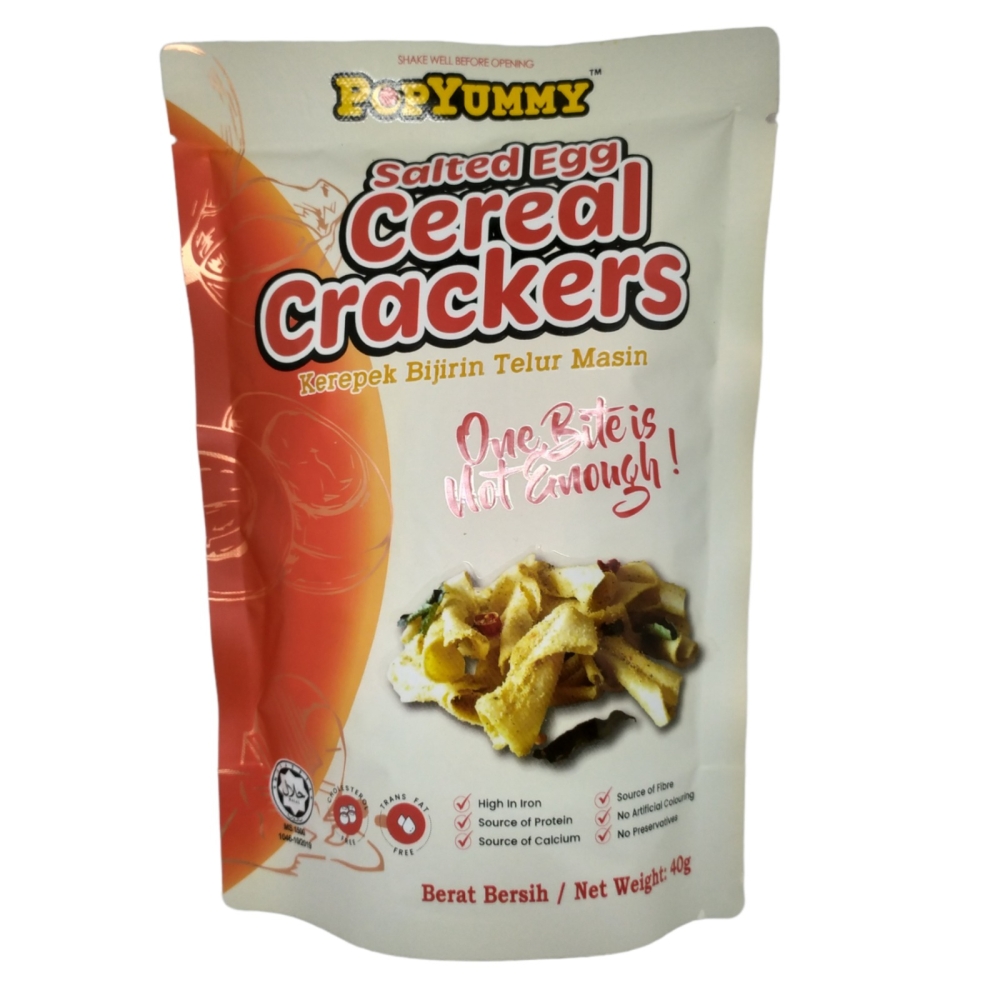 POPYUMMY Salted Egg Careal Crackers (40g)