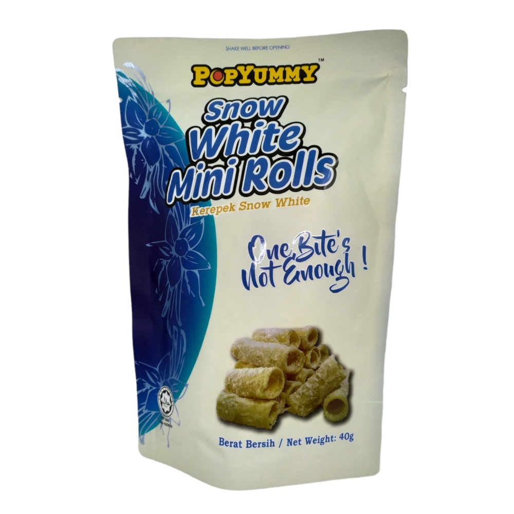 POPYUMMY Snow White Mini Rolls (40g)